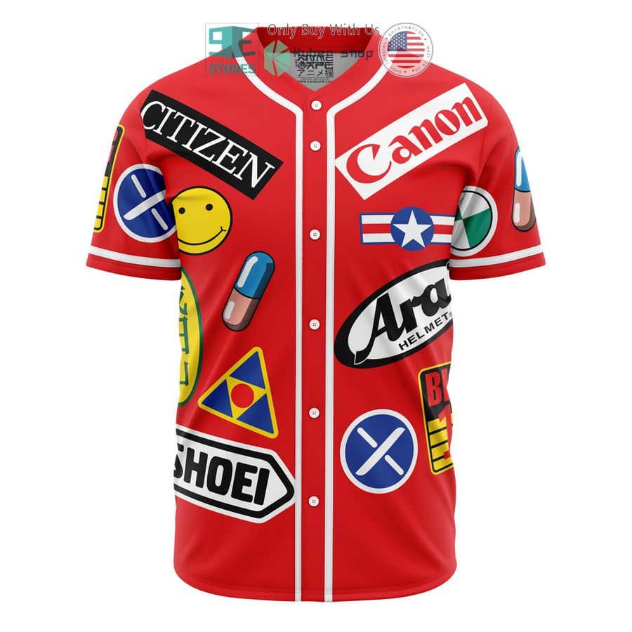 BEST Akira Full Decals Baseball Jersey baseball jersey product view 1