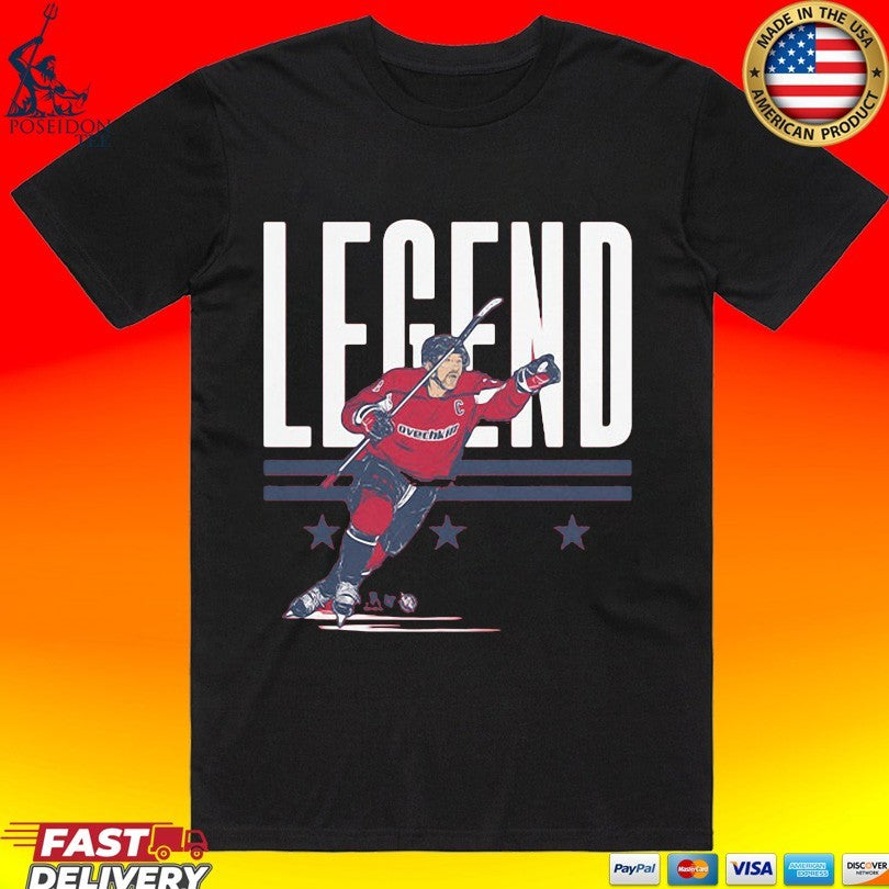 Alex Ovechkin Legend T-shirt Unisex T-shirt, Sweatshirt, Hoodie, Long Sleeve Tee - T-Shirt, Sweatshirt, Hoodie