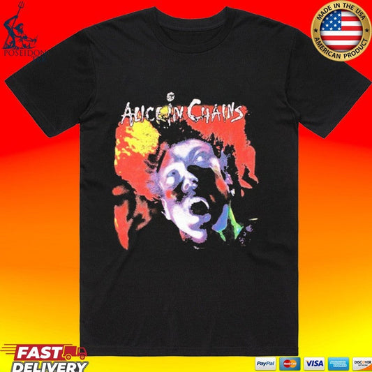 Alice In Chains Facelift Large T-shirt Unisex T-shirt, Sweatshirt, Hoodie, Long Sleeve Tee - T-Shirt, Sweatshirt, Hoodie