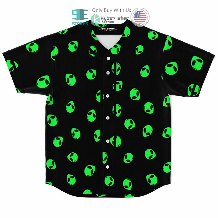 BEST Alien Straight outta area 51 Baseball Jersey baseball jersey product view 1