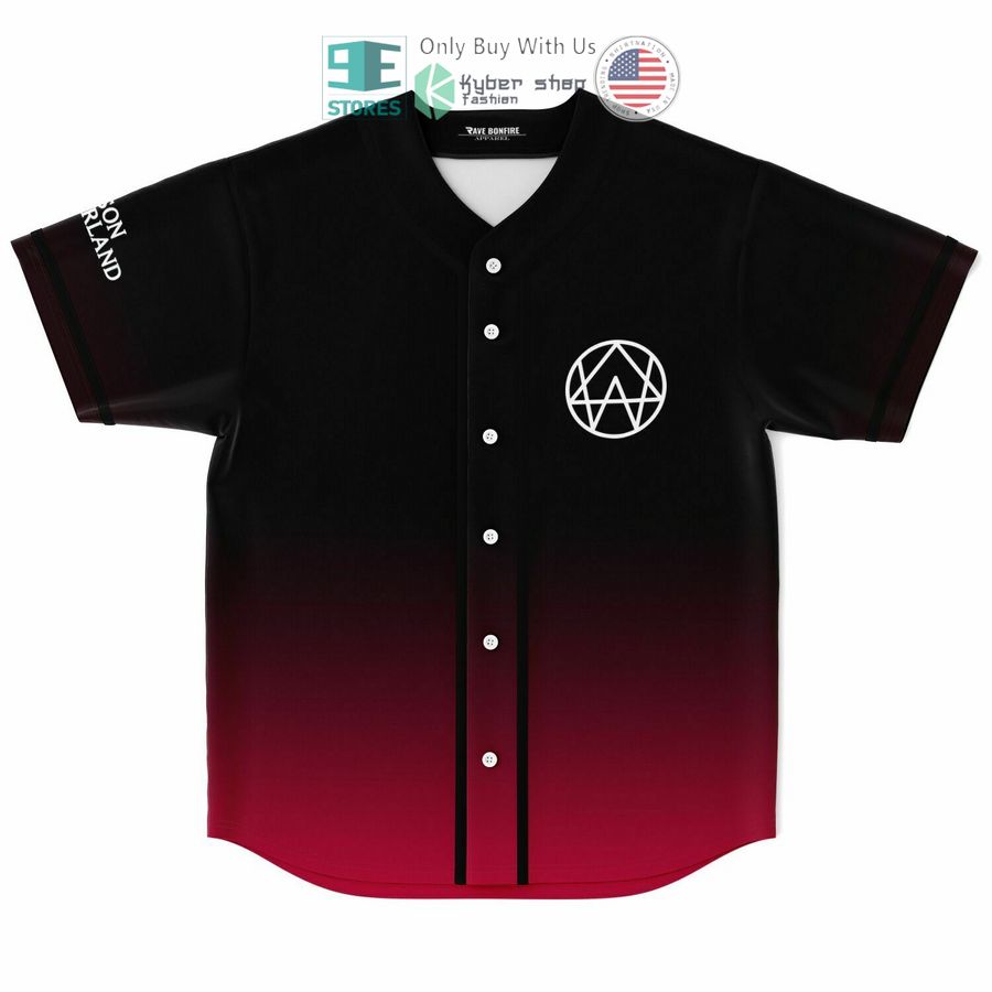 BEST Alison Wonderland Awake black red Baseball Jersey baseball jersey product view 1