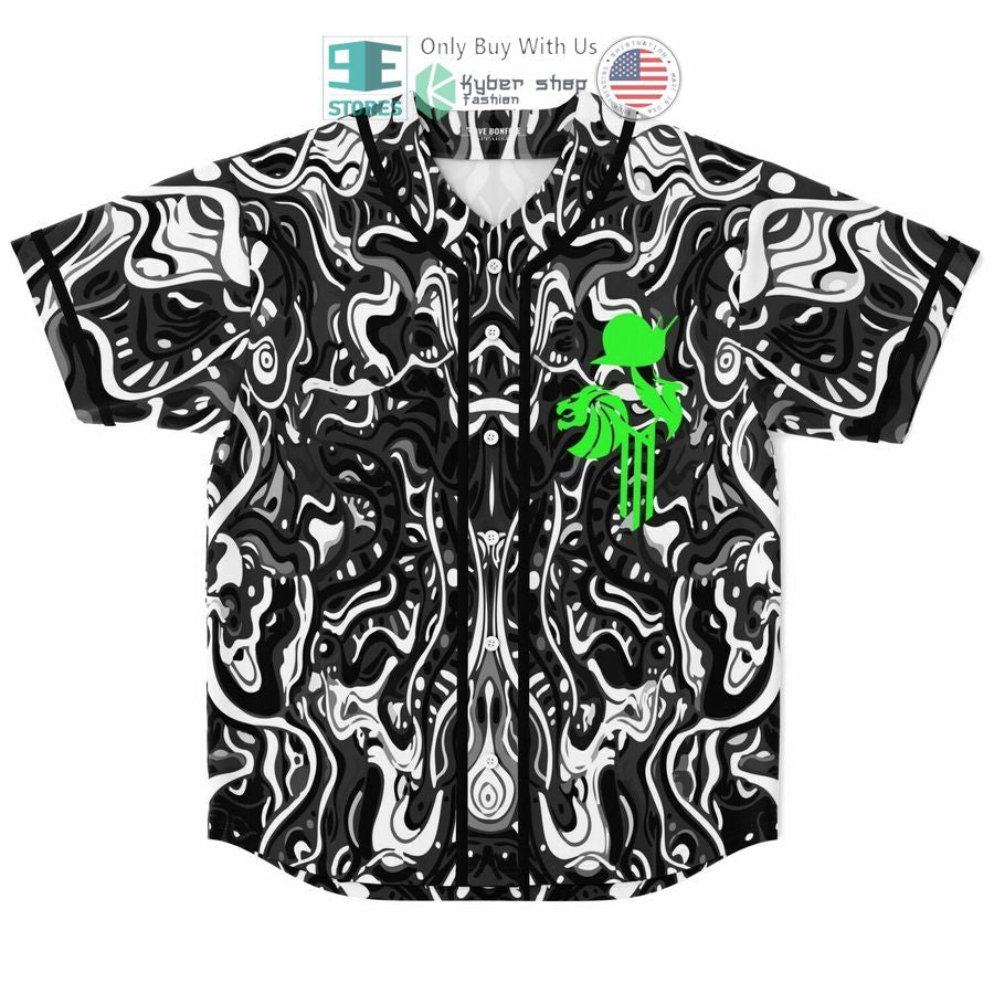 BEST All In One EDM logo grey Baseball Jersey baseball jersey product view 1