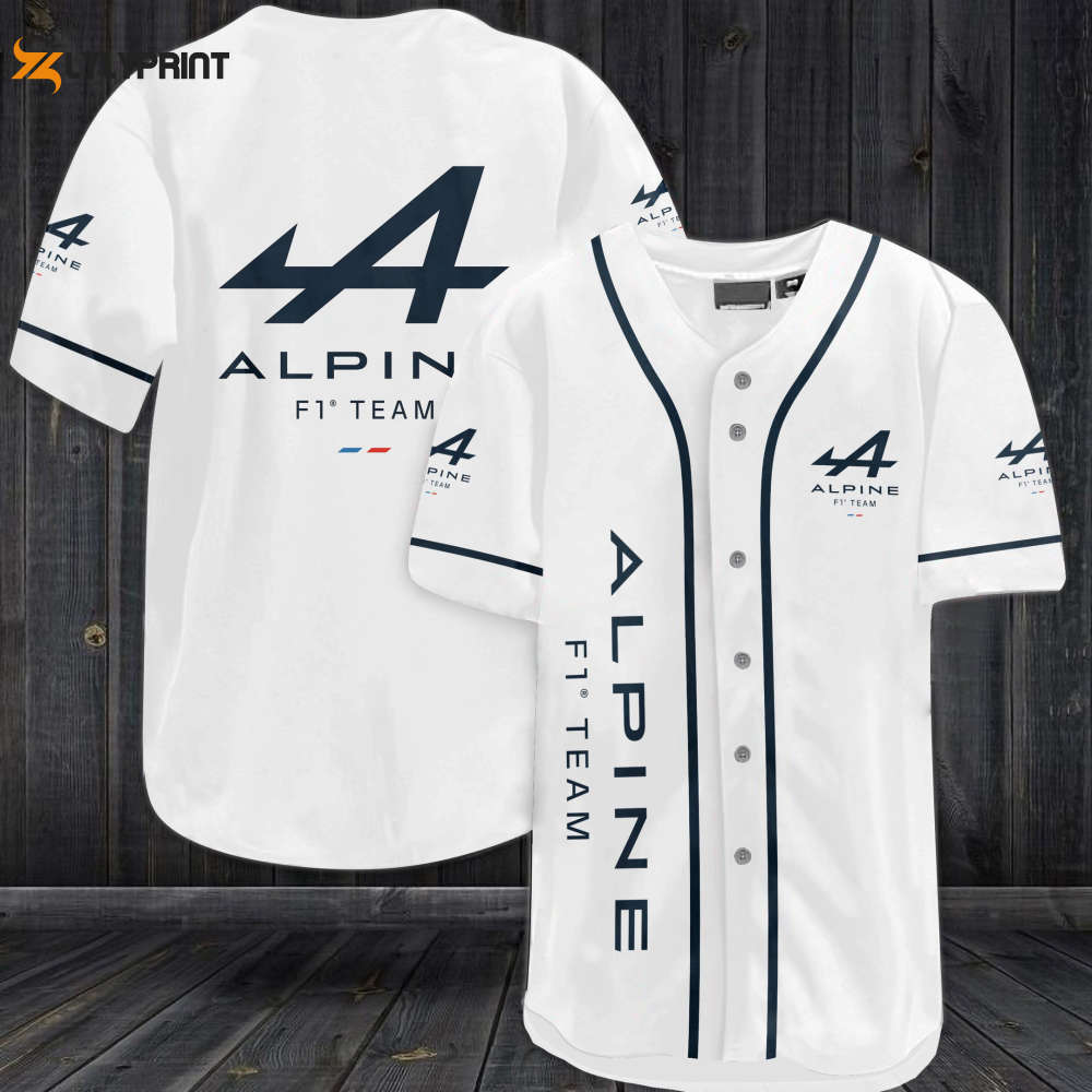 Alpine F1 Team Baseball Jersey - Perfect Gift for Men & Women Racing Enthusiasts - lylyprint.com baseball jersey product view 1