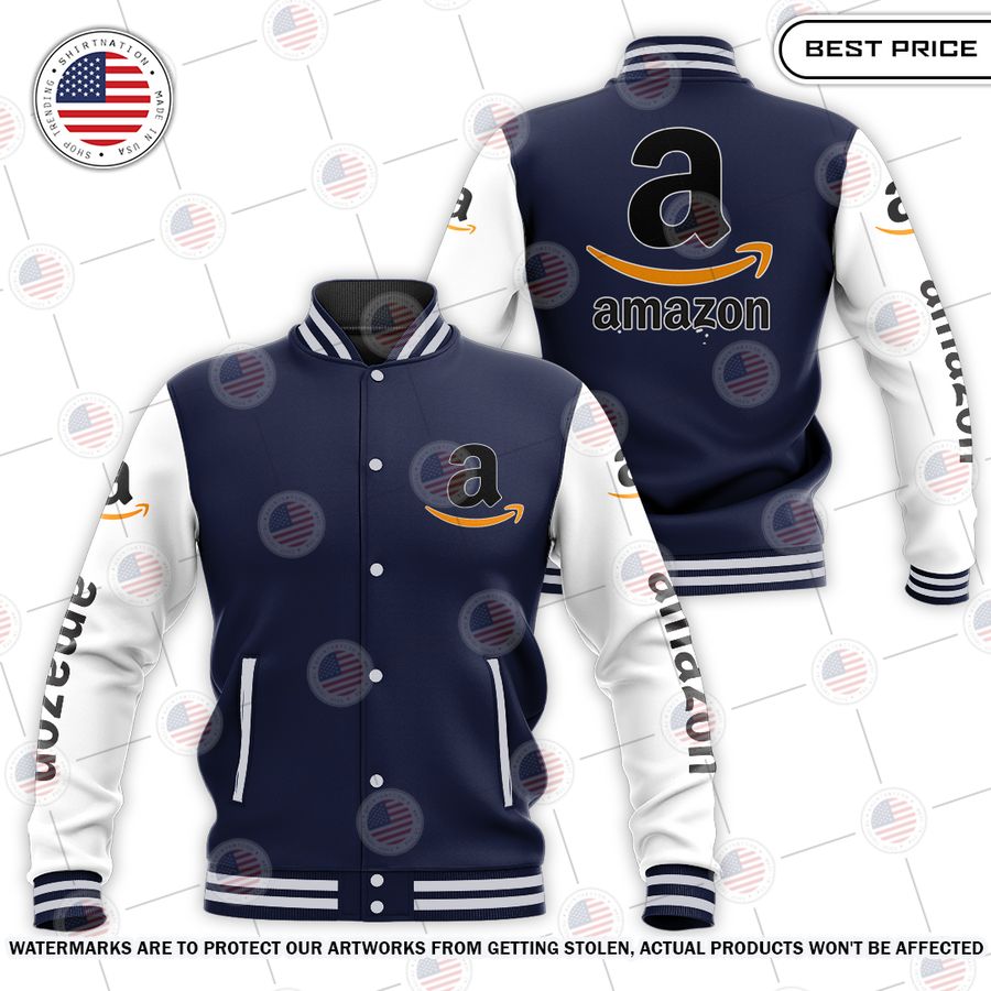 NEW Amazon Baseball Jacket baseball jersey product view 1
