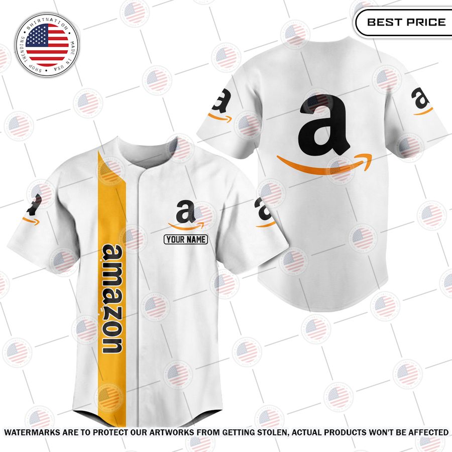 NEW Amazon Custom Baseball Jersey baseball jersey product view 1