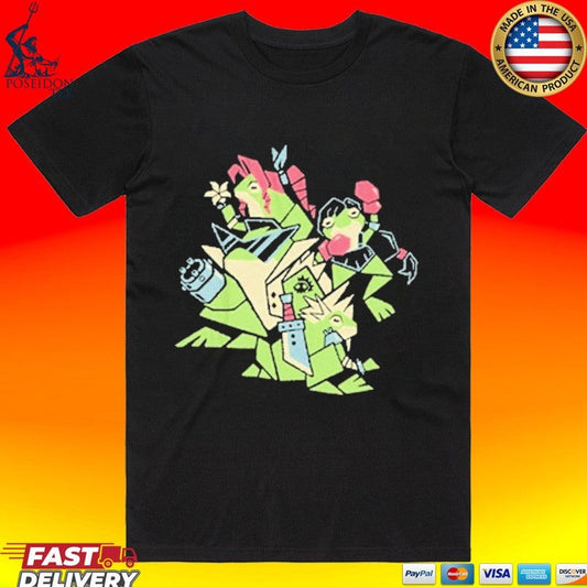 Amphibian Fantasy Vii Henrique Torres T-shirt Unisex T-shirt, Sweatshirt, Hoodie, Long Sleeve Tee - T-Shirt, Sweatshirt, Hoodie