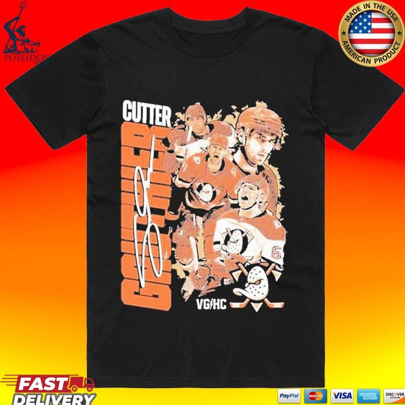 Anaheim Ducks Cutter The Sniper Collage 2026 T-shirt Unisex T-shirt, Sweatshirt, Hoodie, Long Sleeve Tee - T-Shirt, Sweatshirt, Hoodie