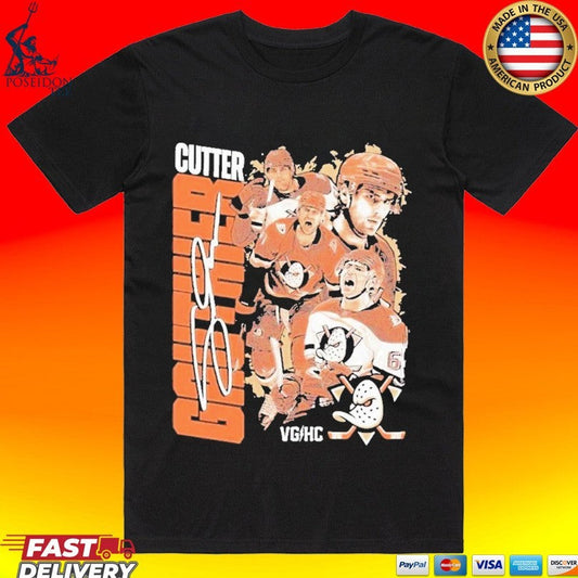 Anaheim Ducks Cutter The Sniper Collage 2026 T-shirt Unisex T-shirt, Sweatshirt, Hoodie, Long Sleeve Tee - T-Shirt, Sweatshirt, Hoodie