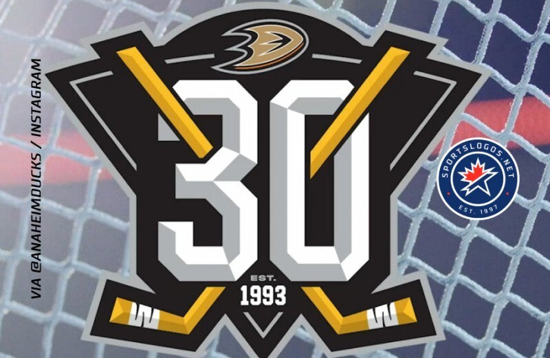 anaheim ducks reveal 30th anniversary logo Hockey Jersey hockey jersey product view 1