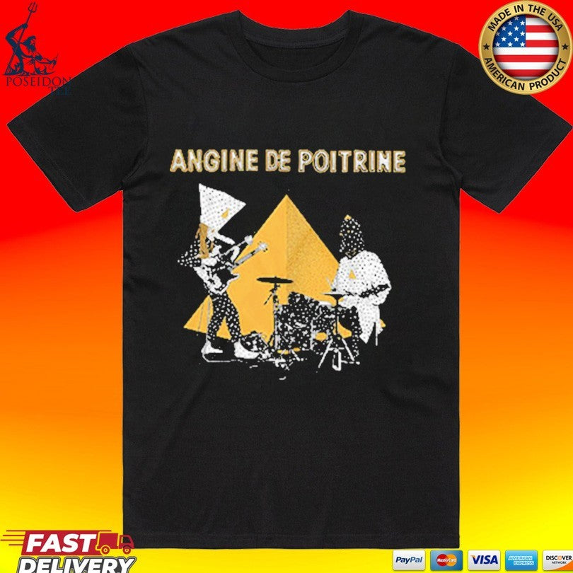 Angine De Poitrine French Indie Rock Band T-shirt Unisex T-shirt, Sweatshirt, Hoodie, Long Sleeve Tee - T-Shirt, Sweatshirt, Hoodie