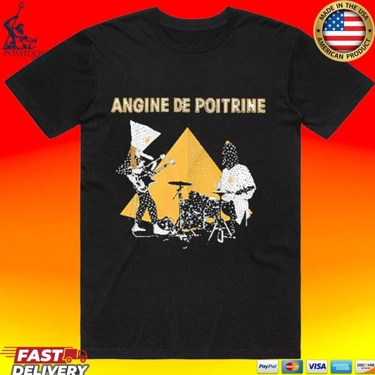 Angine De Poitrine French Indie Rock Band T-shirt Unisex T-shirt, Sweatshirt, Hoodie, Long Sleeve Tee - T-Shirt, Sweatshirt, Hoodie