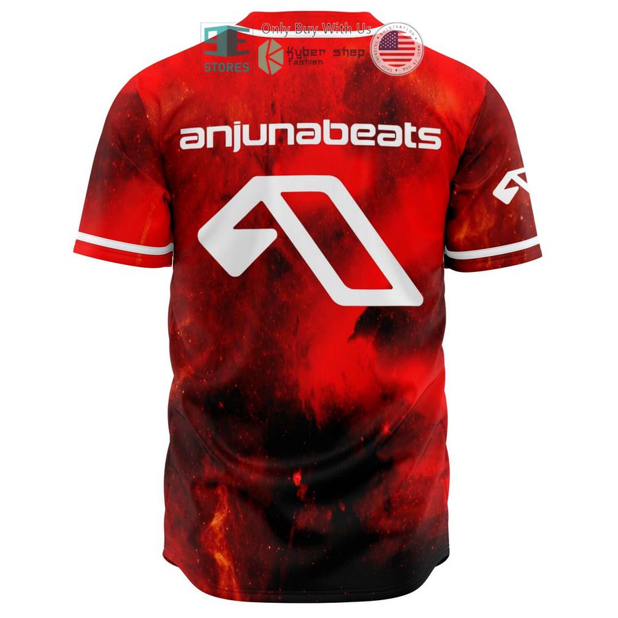 BEST Anjunabeat red Baseball Jersey baseball jersey product view 1