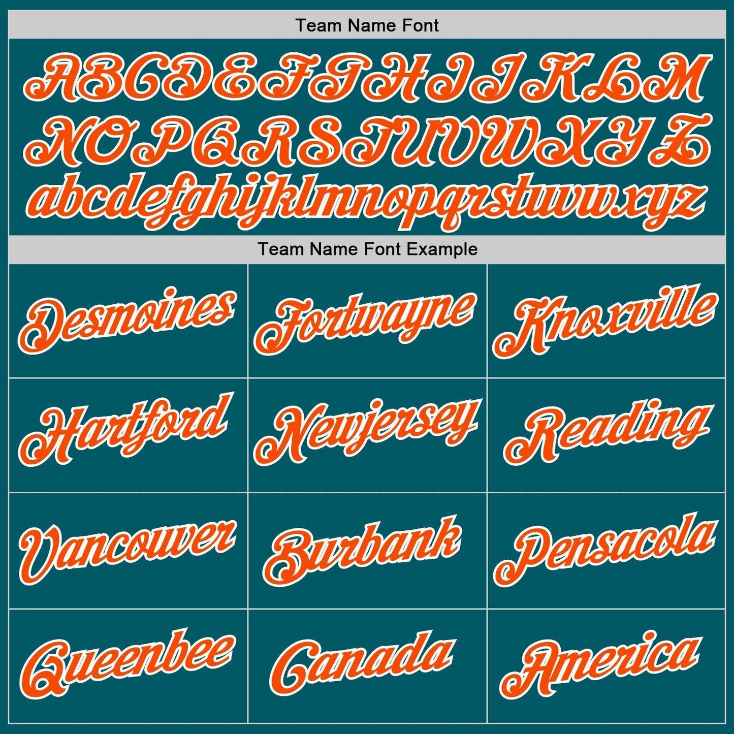 Custom Teal Orange-White Authentic Baseball Jersey baseball jersey product view 4