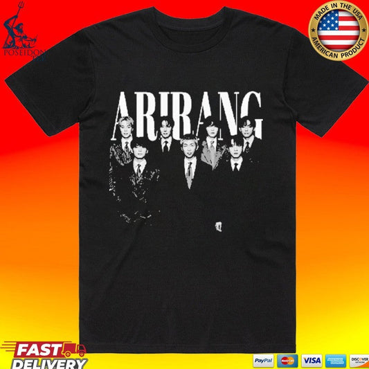 Arirang Bangtan Boys 2026 Tour T-shirt Unisex T-shirt, Sweatshirt, Hoodie, Long Sleeve Tee - T-Shirt, Sweatshirt, Hoodie