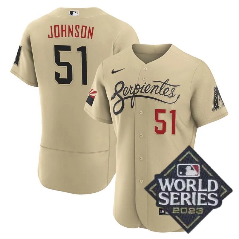 arizona diamondbacks #51 randy johnson city connect collection jersey flex base Baseball Jersey baseball jersey product view 1