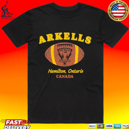 Arkells The Rally Football Event Hamilton Ontario Canada T-shirt Unisex T-shirt, Sweatshirt, Hoodie, Long Sleeve Tee - T-Shirt, Sweatshirt, Hoodie