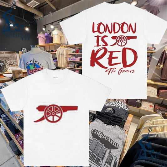 Arsenal London Is Red T-shirt Unisex T-shirt, Sweatshirt, Hoodie, Long Sleeve Tee - T-Shirt, Sweatshirt, Hoodie