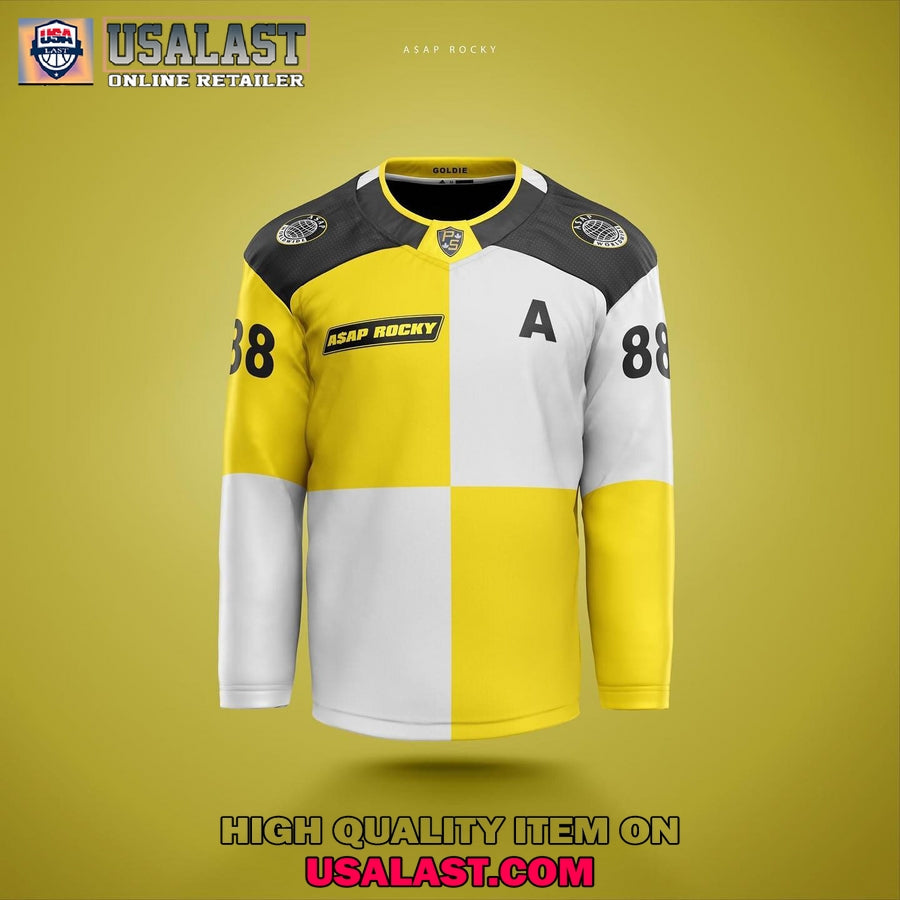 Asap Rocky Hiphop Custom Hockey Jersey hockey jersey product view 2