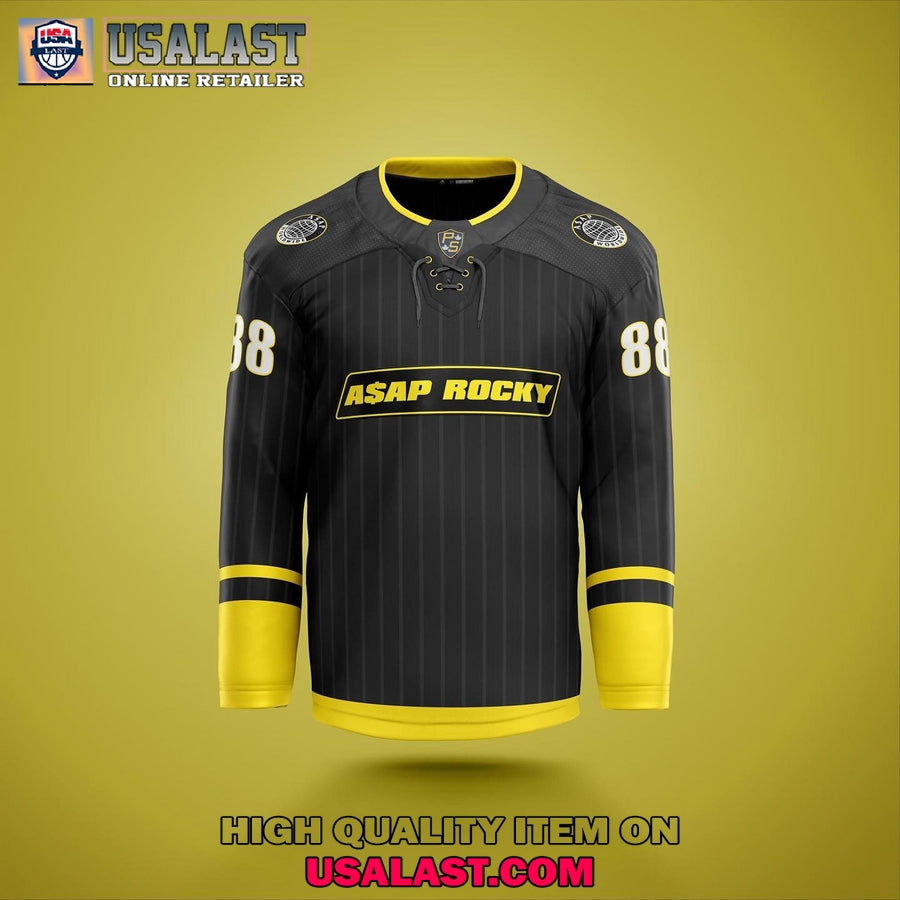 Asap Rocky Hiphop Custom Hockey Jersey hockey jersey product view 3