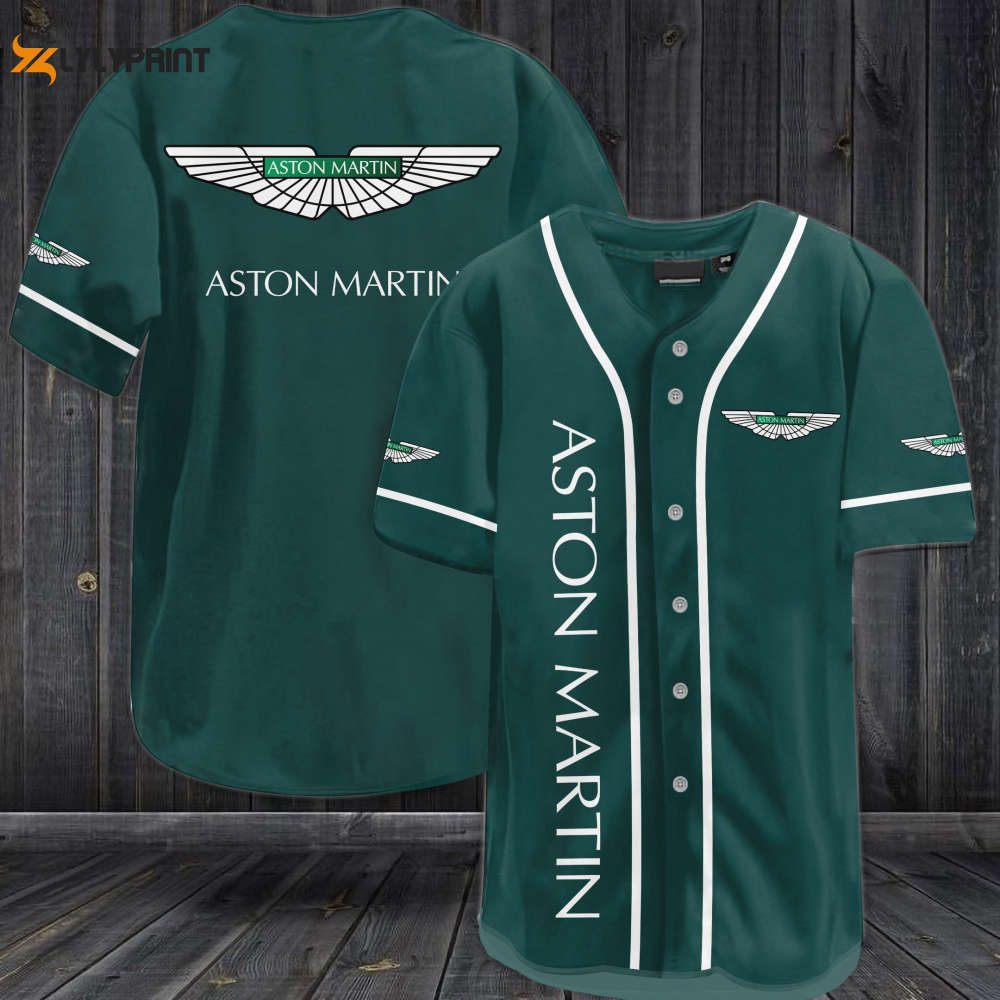 Aston Martin Racing Baseball Jersey - lylyprint.com baseball jersey product view 1