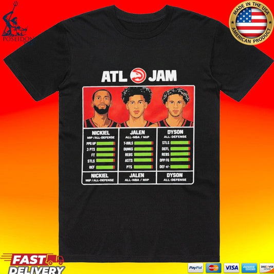 Atl Jam Nickeil Jalen Dyson T-shirt Unisex T-shirt, Sweatshirt, Hoodie, Long Sleeve Tee - T-Shirt, Sweatshirt, Hoodie