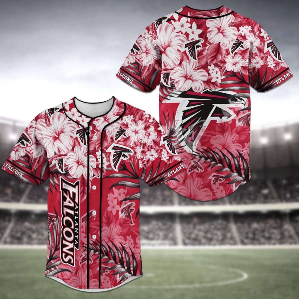 Atlanta Falcons Baseball Jersey Personalized 2023 Gift For Men Women - lylyprint.com baseball jersey product view 2