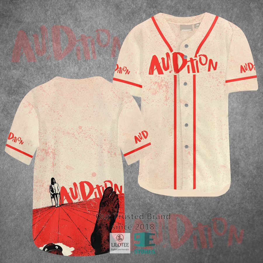 Audition Horror Movie Baseball Jersey baseball jersey product view 1