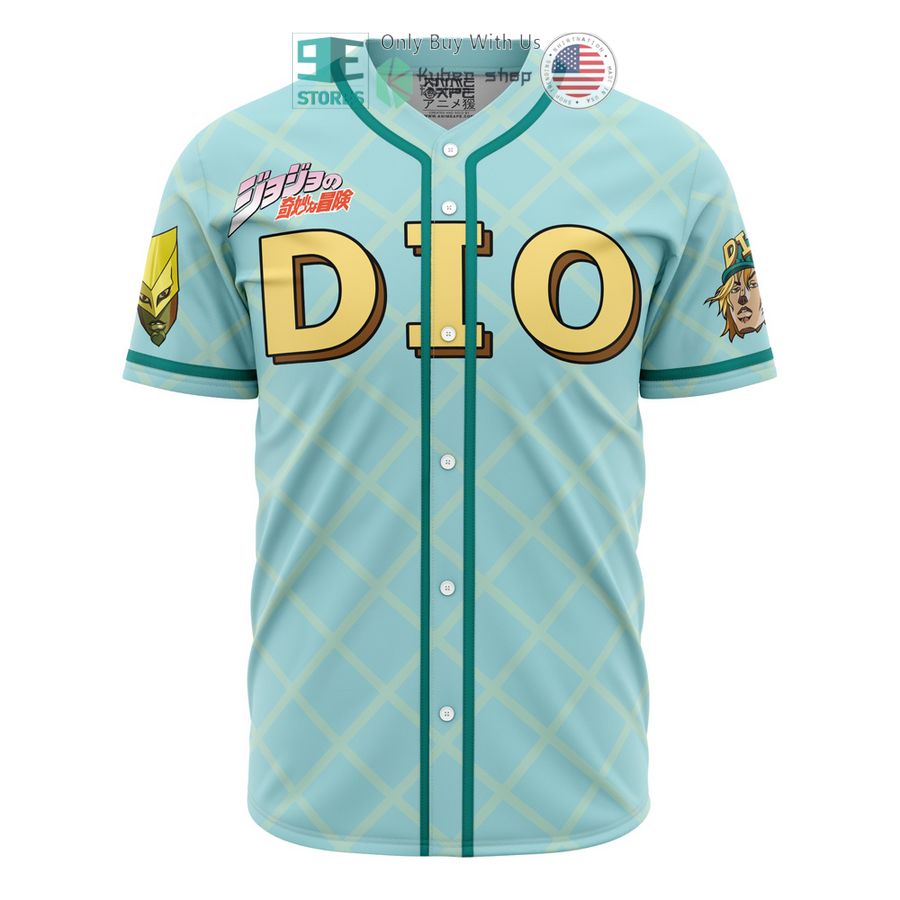 BEST Auratic Dio Jojo's Bizarre Adventure Baseball Jersey baseball jersey product view 1