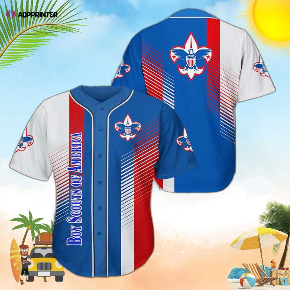 Authentic Boy Scouts of America Baseball Jersey – Limited Edition baseball jersey product view 1