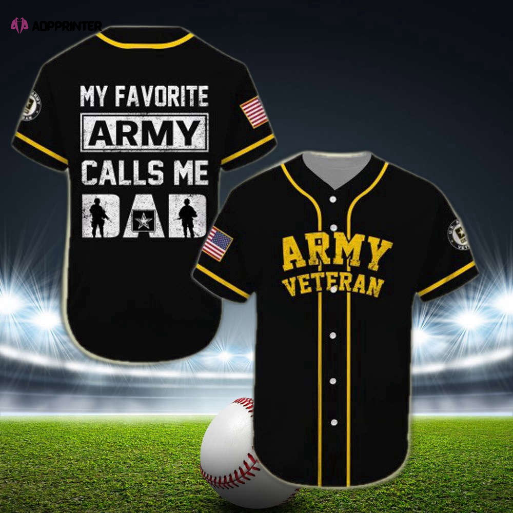Authentic United States Army Veteran Baseball Jersey: Show Your Pride! baseball jersey product view 1