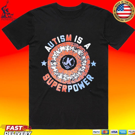 Autism Is A Superpower T-shirt Unisex T-shirt, Sweatshirt, Hoodie, Long Sleeve Tee - T-Shirt, Sweatshirt, Hoodie