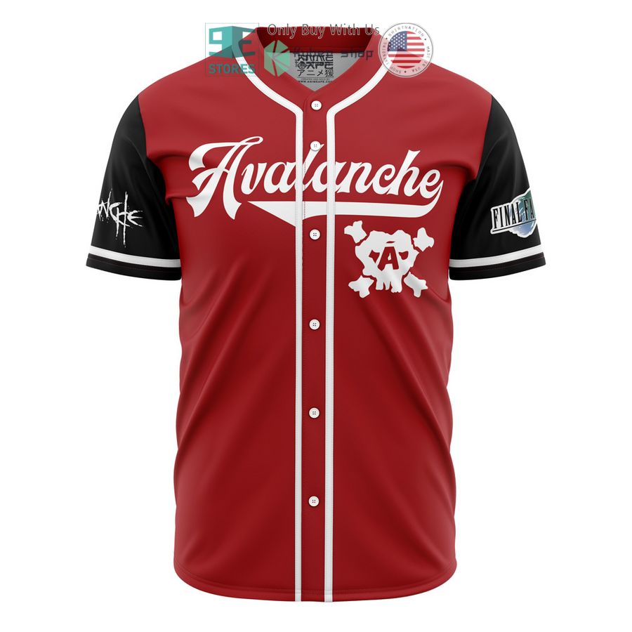 BEST Avalanche Final Fantasy 7 Baseball Jersey baseball jersey product view 1