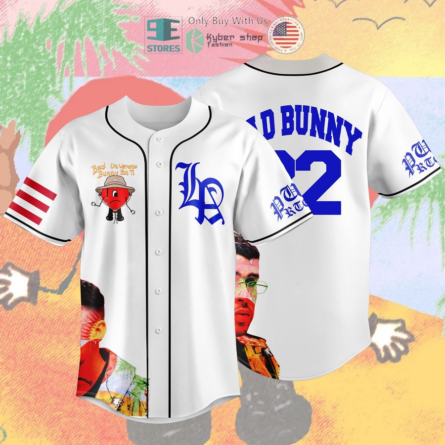 BEST Bad Bunny LA Un Verano Sin Ti Baseball Jersey baseball jersey product view 1