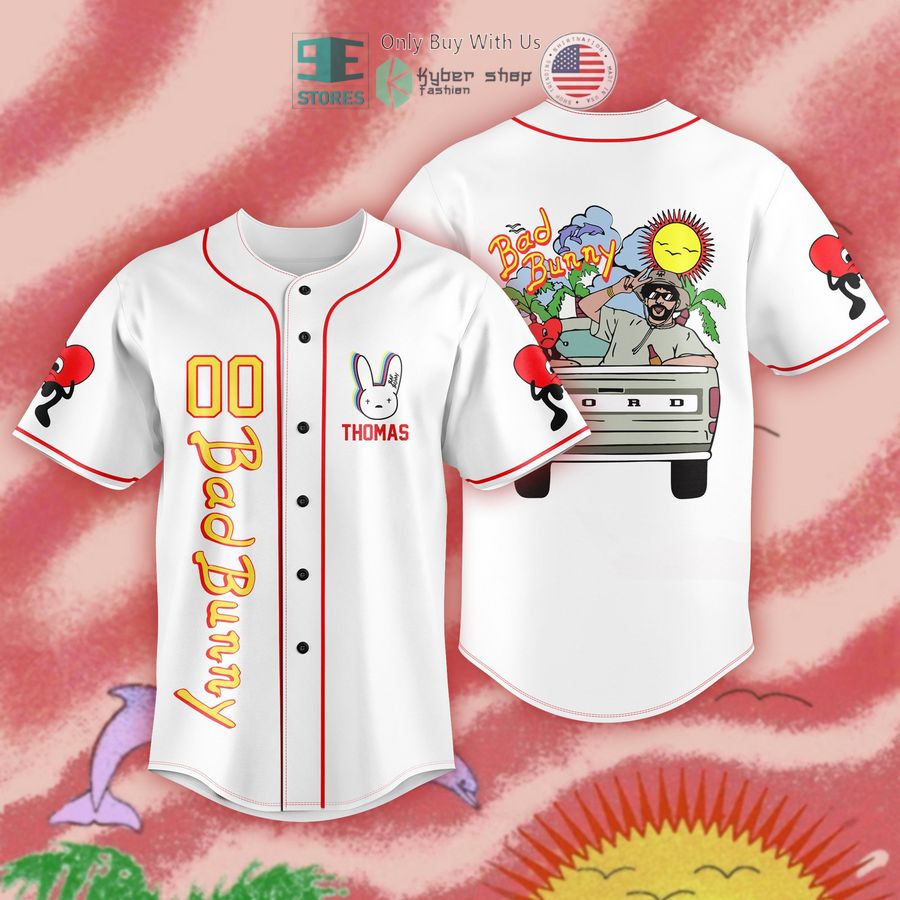 BEST Bad Bunny Un Verano Sin Ti Baseball Jersey baseball jersey product view 1