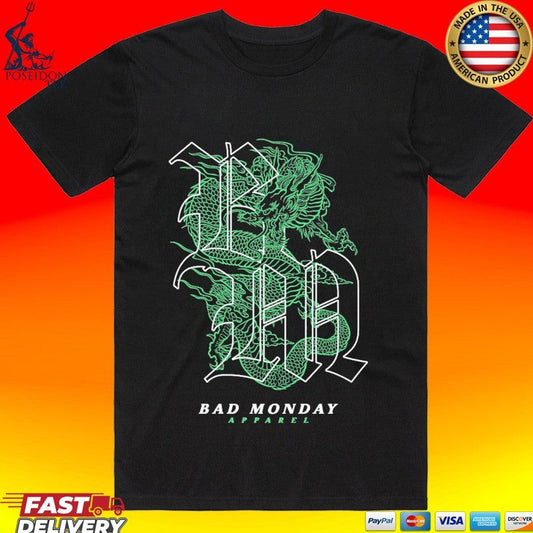 Bad Monday Apparel Bm Dragon T-shirt Unisex T-shirt, Sweatshirt, Hoodie, Long Sleeve Tee - T-Shirt, Sweatshirt, Hoodie