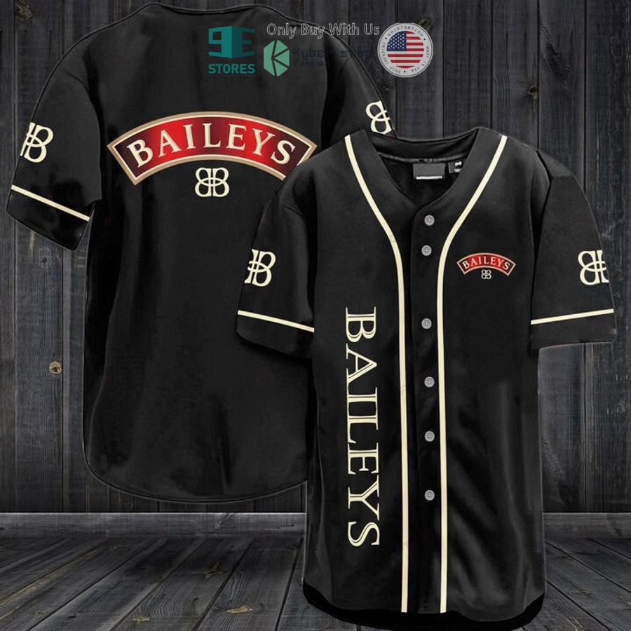 BEST Baileys black Baseball Jersey baseball jersey product view 1