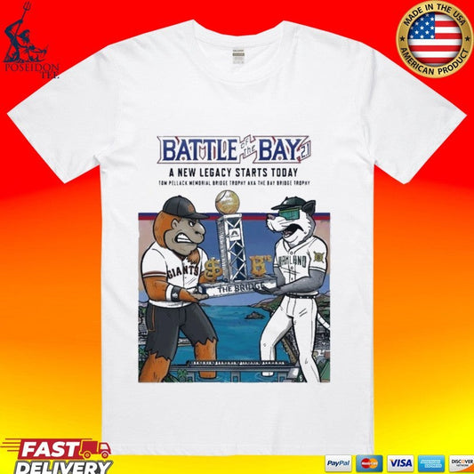 Ballers Vs San Francisco Giants Battle Of The Bay A New Legacy Starts Today T-shirt Unisex T-shirt, Sweatshirt, Hoodie, Long Sleeve Tee - T-Shirt, Sweatshirt, Hoodie