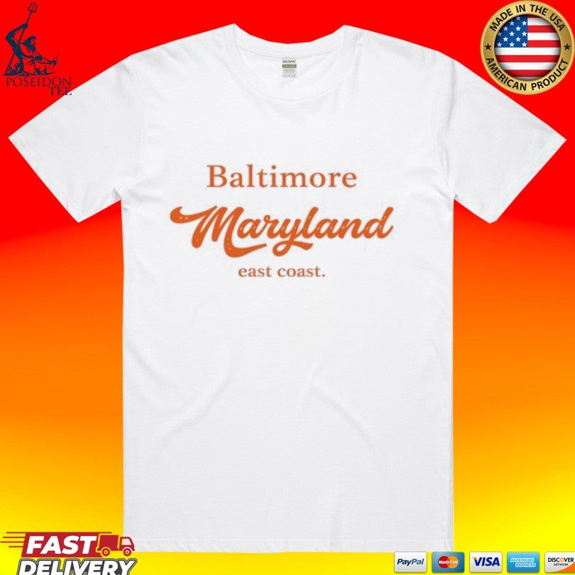 Baltimore Maryland East Coast Micro T-shirt Unisex T-shirt, Sweatshirt, Hoodie, Long Sleeve Tee - T-Shirt, Sweatshirt, Hoodie