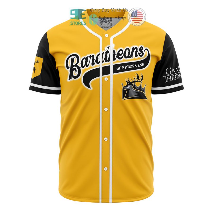 BEST Baratheons of Storm's End Game of Thrones Baseball Jersey baseball jersey product view 1