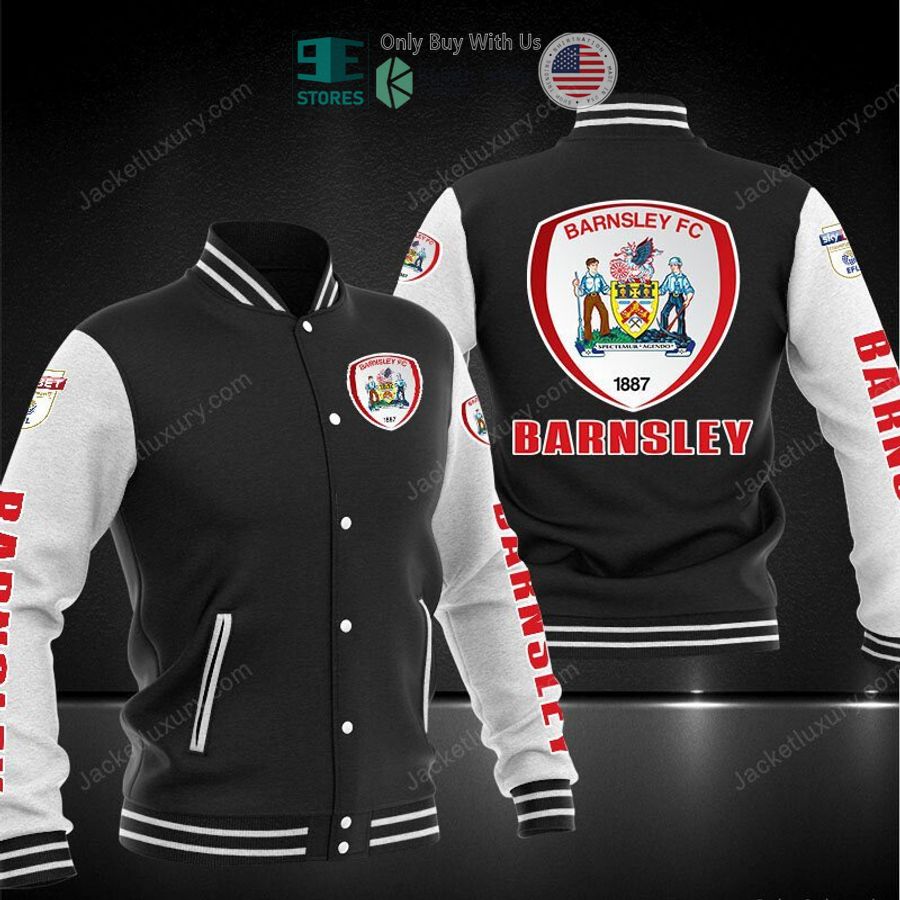 BEST Barnsley F.C Baseball Jacket baseball jersey product view 1
