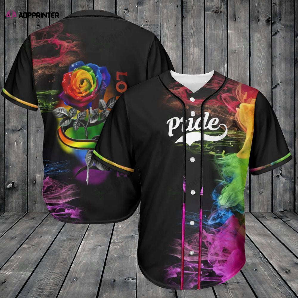 Baseball Tee Pride Baseball Jersey 299 LGBT Printed QT206111Td - Aopprinter baseball jersey product view 1