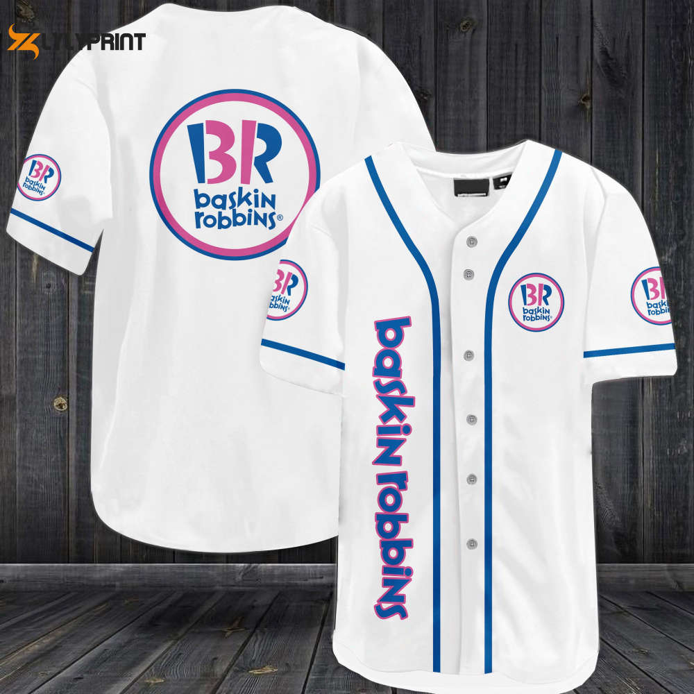 Baskin RoBaseball Jersey - lylyprint.com sports jersey product view 1
