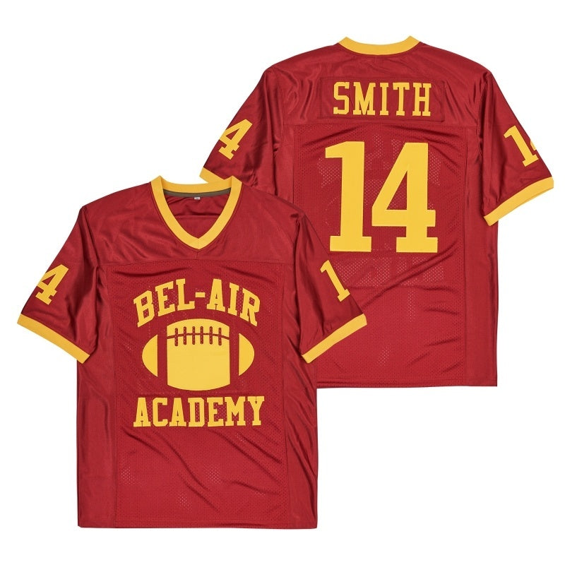 bel air academy #14 smith Style 6 College Football Jersey football jersey product view 1