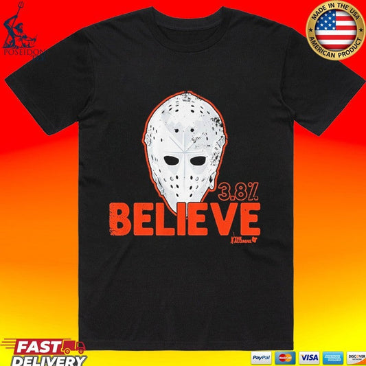 Bernie Parent Believe Mask T-shirt Unisex T-shirt, Sweatshirt, Hoodie, Long Sleeve Tee - T-Shirt, Sweatshirt, Hoodie