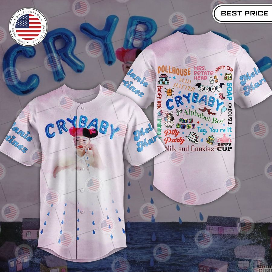 BEST Melanie Martinez Cry Baby Baseball Jersey baseball jersey product view 1