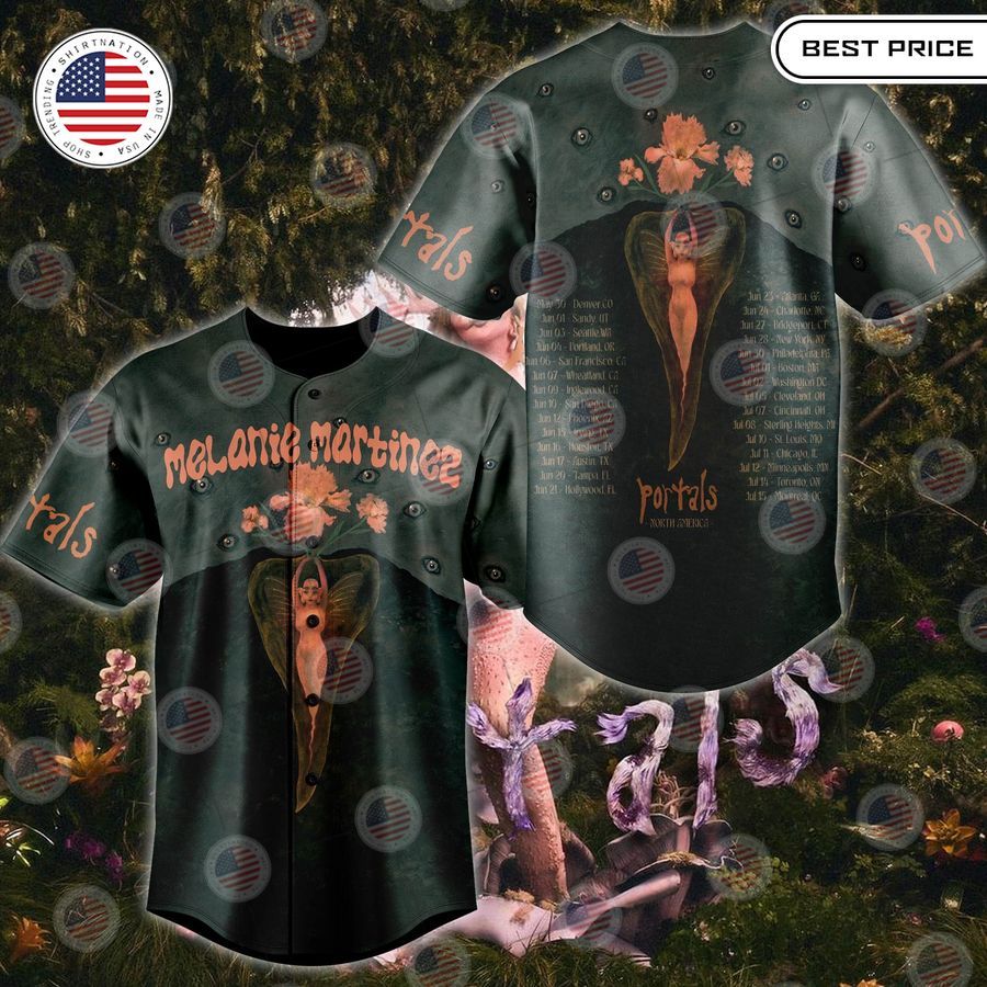 BEST Melanie Martinez Portals green Baseball Jersey baseball jersey product view 1