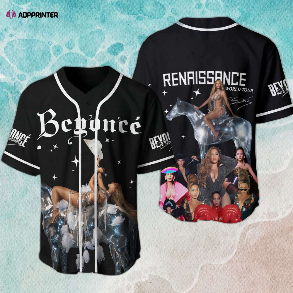 Beyonce Renaissance Jersey: Stylish Baseball Shirt for Fans - Aopprinter baseball jersey product view 1