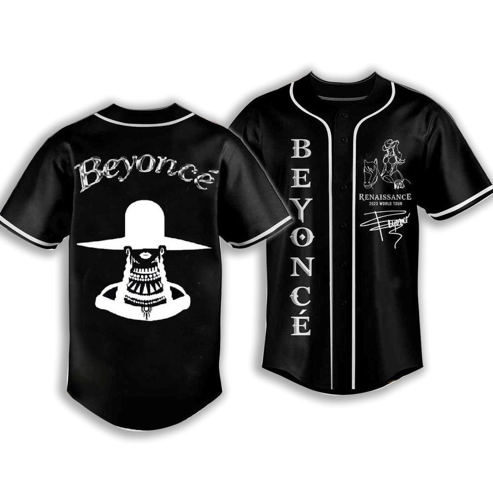 Beyonce Renaissance Tour 2023 concert Baseball Jersey, Beyonce Renaissance Jersey - lylyprint.com baseball jersey product view 4