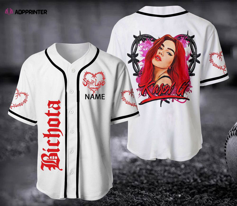 Bichota Baseball Jersey Shirt - Aopprinter baseball jersey product view 1