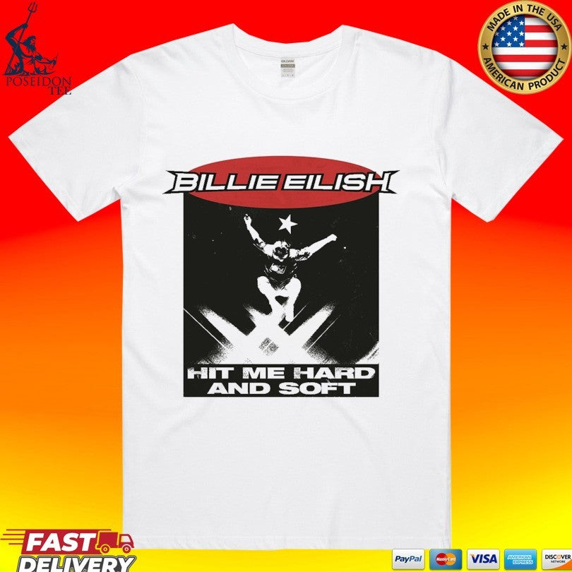 Billie Eilish Hit Me Hard And Soft Live In 3d Jump T-shirt Unisex T-shirt, Sweatshirt, Hoodie, Long Sleeve Tee - T-Shirt, Sweatshirt, Hoodie